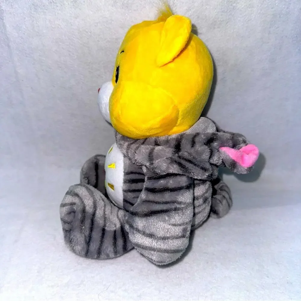 EUC Funshine Care Bears 12” Bear Kitty Cat Hoodie Friends Collect Plush 2021